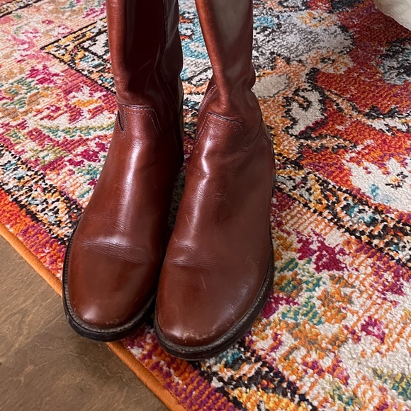 Tory Burch Grace Knee High Leather Riding Boots - Picture 4 of 9